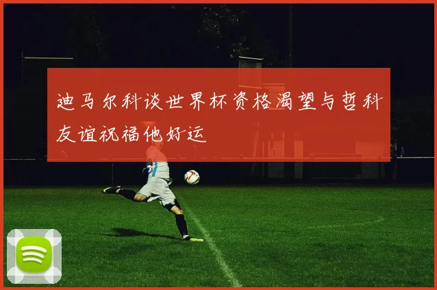 迪马尔科谈世界杯资格渴望与哲科友谊祝福他好运